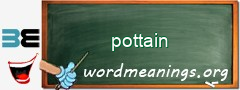 WordMeaning blackboard for pottain